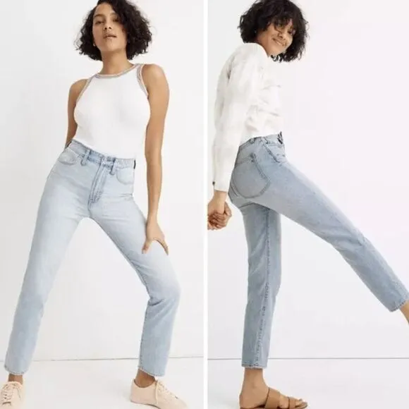 NEW Madewell The Curvy‎ Perfect Vintage Jean in Fitzgerald Wash, 26 - Image 2