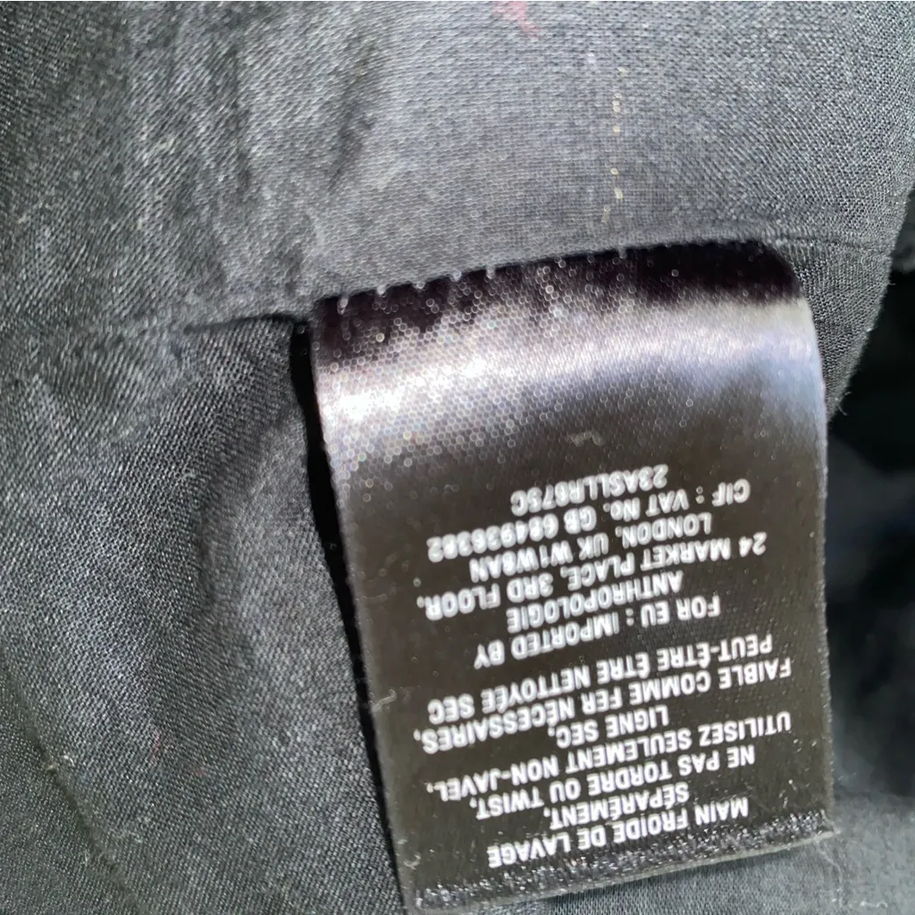 Anthropologie HD In Paris Fringe Eyelet Lace Tiered Mini Skirt 00 - Image 9