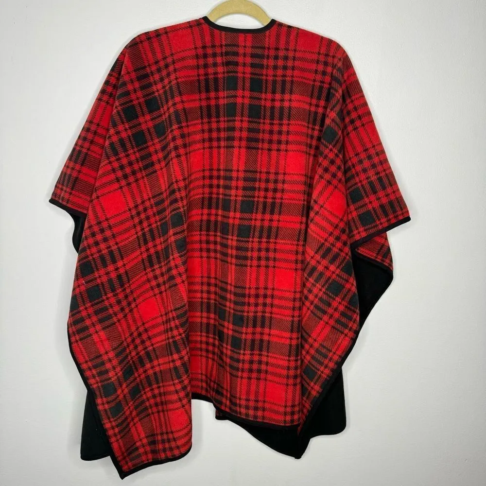 Woolrich  red plaid shawl - Image 4