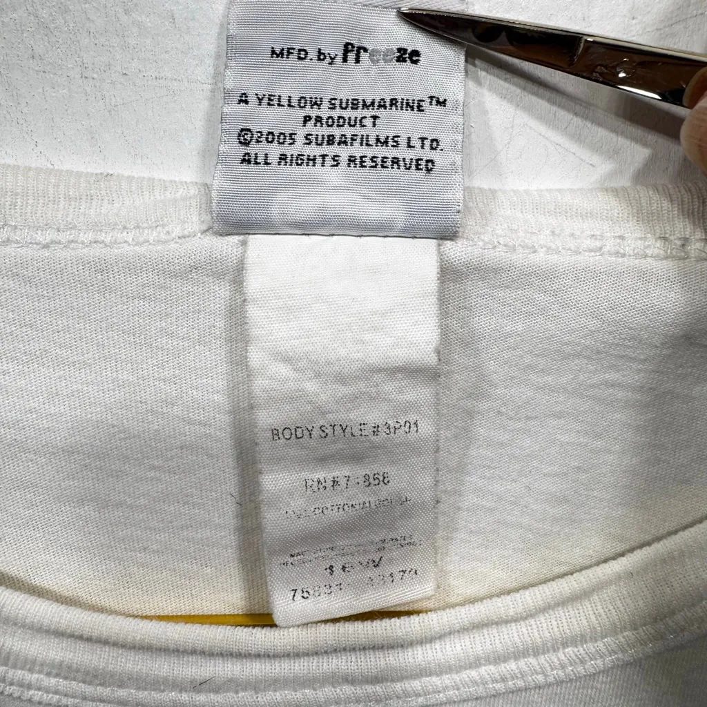 Vintage The Beatles Yellow Submarine "Nothing Is Real" Ringer T - Image 4