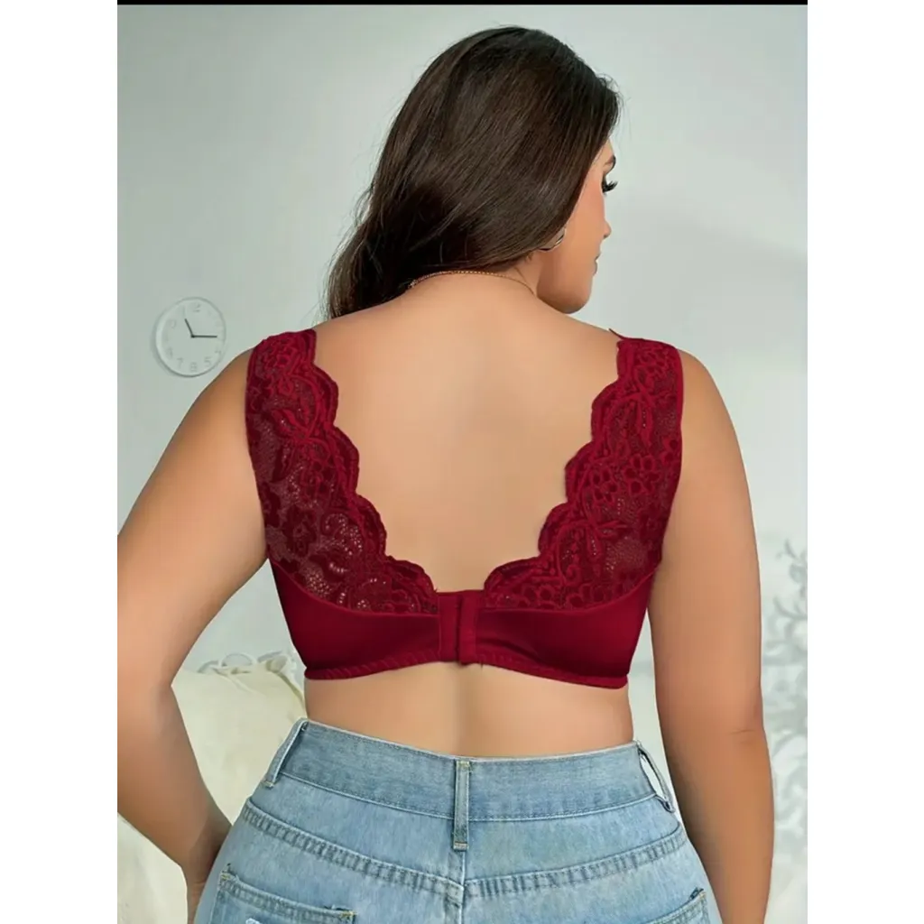 Women's Unbranded Plus Size 3X Lace Bralette 3 - Image 8