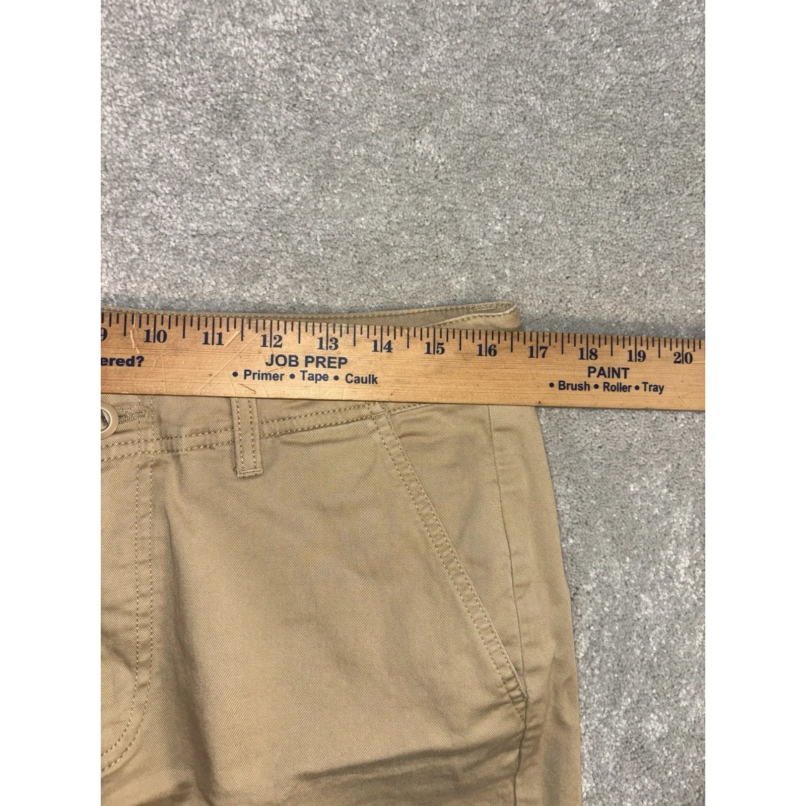 LL Bean‎ Favorite Fit Chino Shorts Womens Size 12 Reg Brown - Image 7