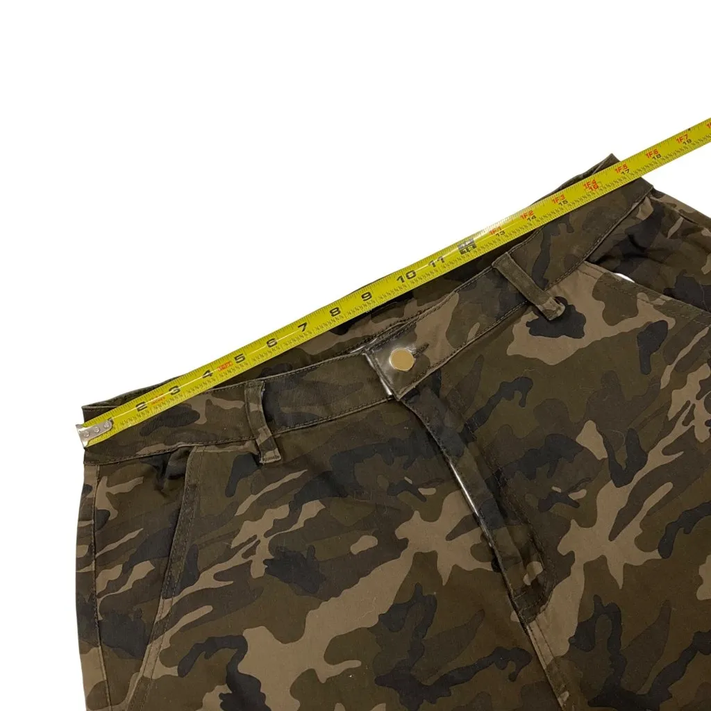 Camo Cargo jogger Pants  Adjustable Side Pockets street wear plus size 1X casual - Image 5