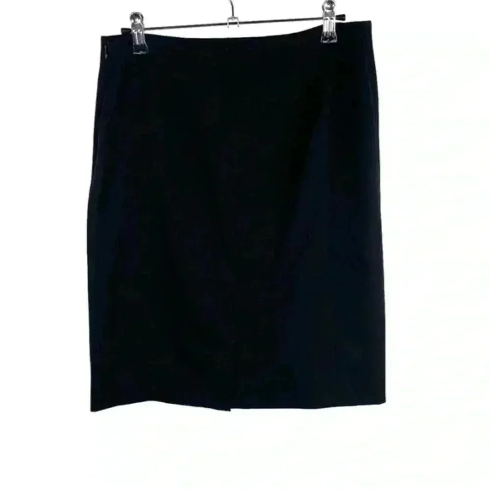 M.M. Lafleur Black‎ Back Slit Pencil Skirt - Image 2