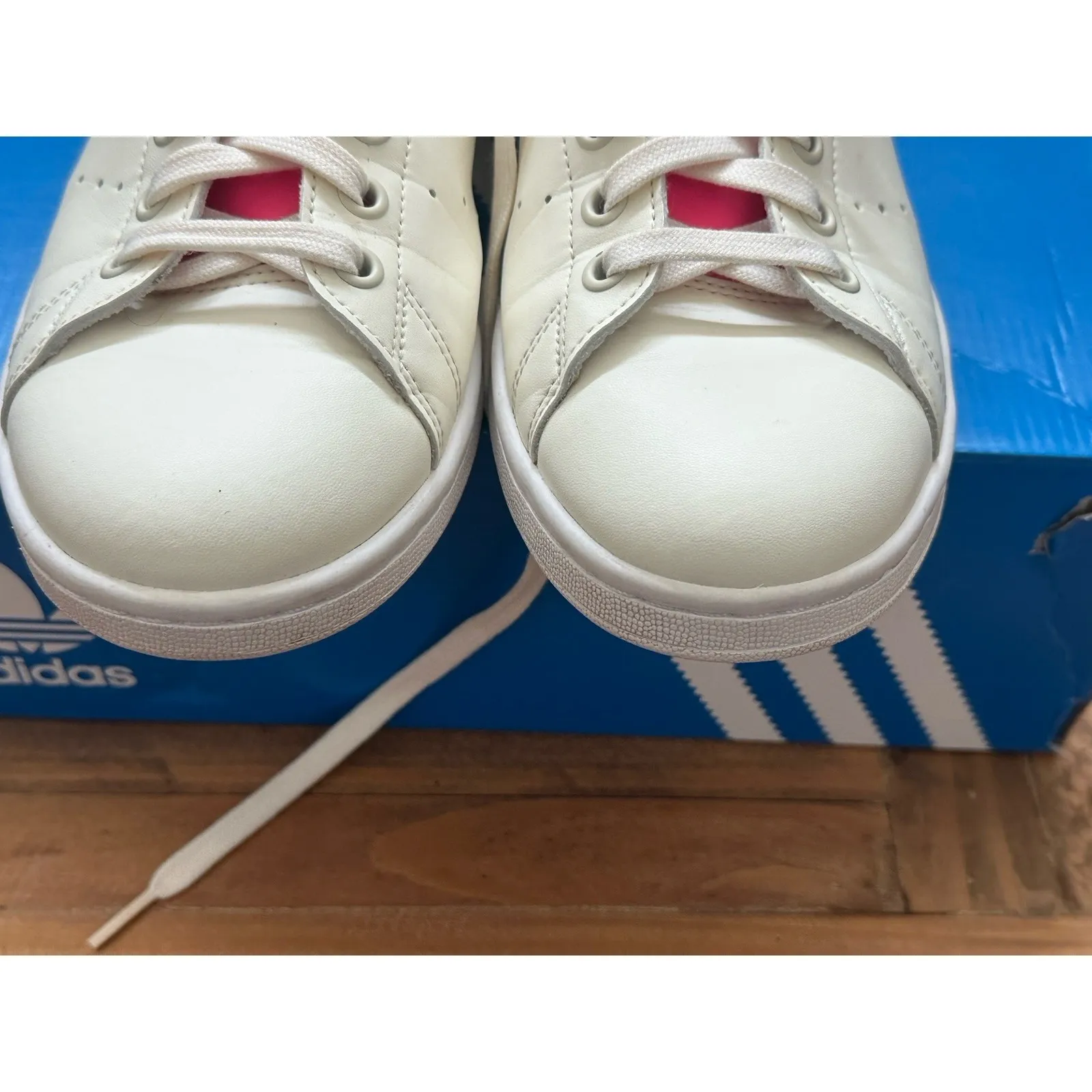 Women's 9.5 Pastel Color Pops Stan Smith by Adidas (b2A) - Image 6