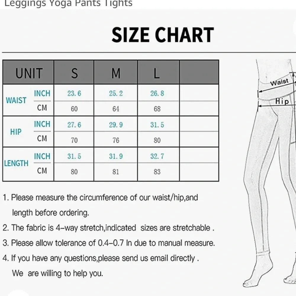 Women’s tummy control green camouflage leggings Size M - Image 6