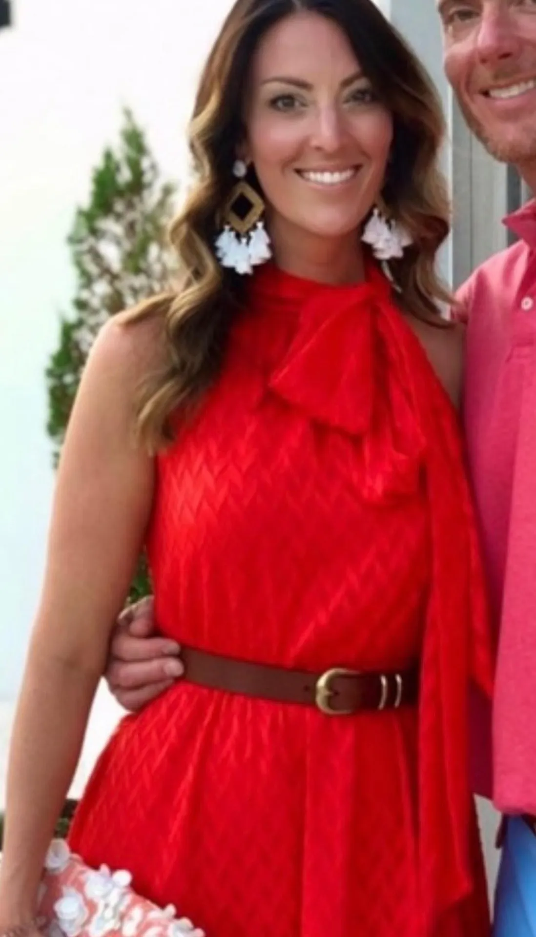 Sachin & Babi Cecelia Tie-Neck Maxi Dress - Image 4