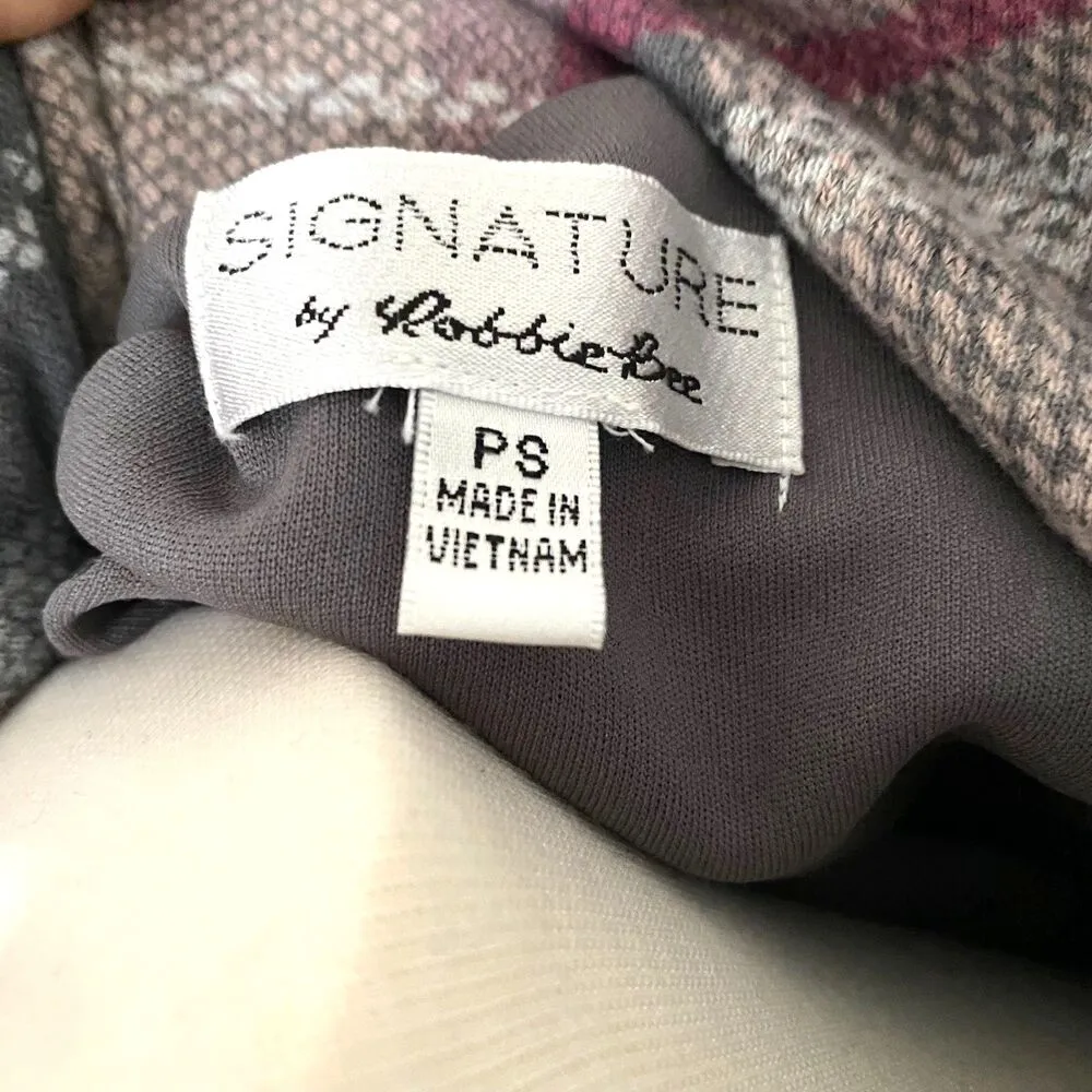 NWT Signature by Robbie Bee Cowl Neck Plaid Shift Clueless Preppy Dress PS Pink Size undefined - Image 10