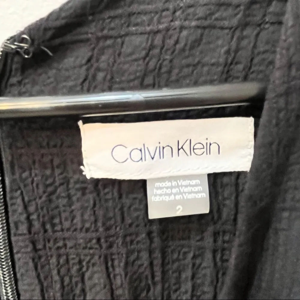 NWT Calvin Klein black Sleeveless Jumpsuit sz 2 - Image 6