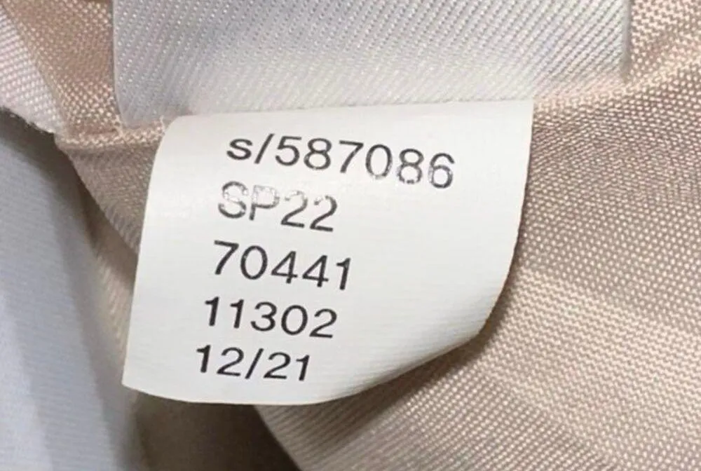 Ann Taylor Linen Blend Square Neck Faux Wrap Cream Dress - Image 6