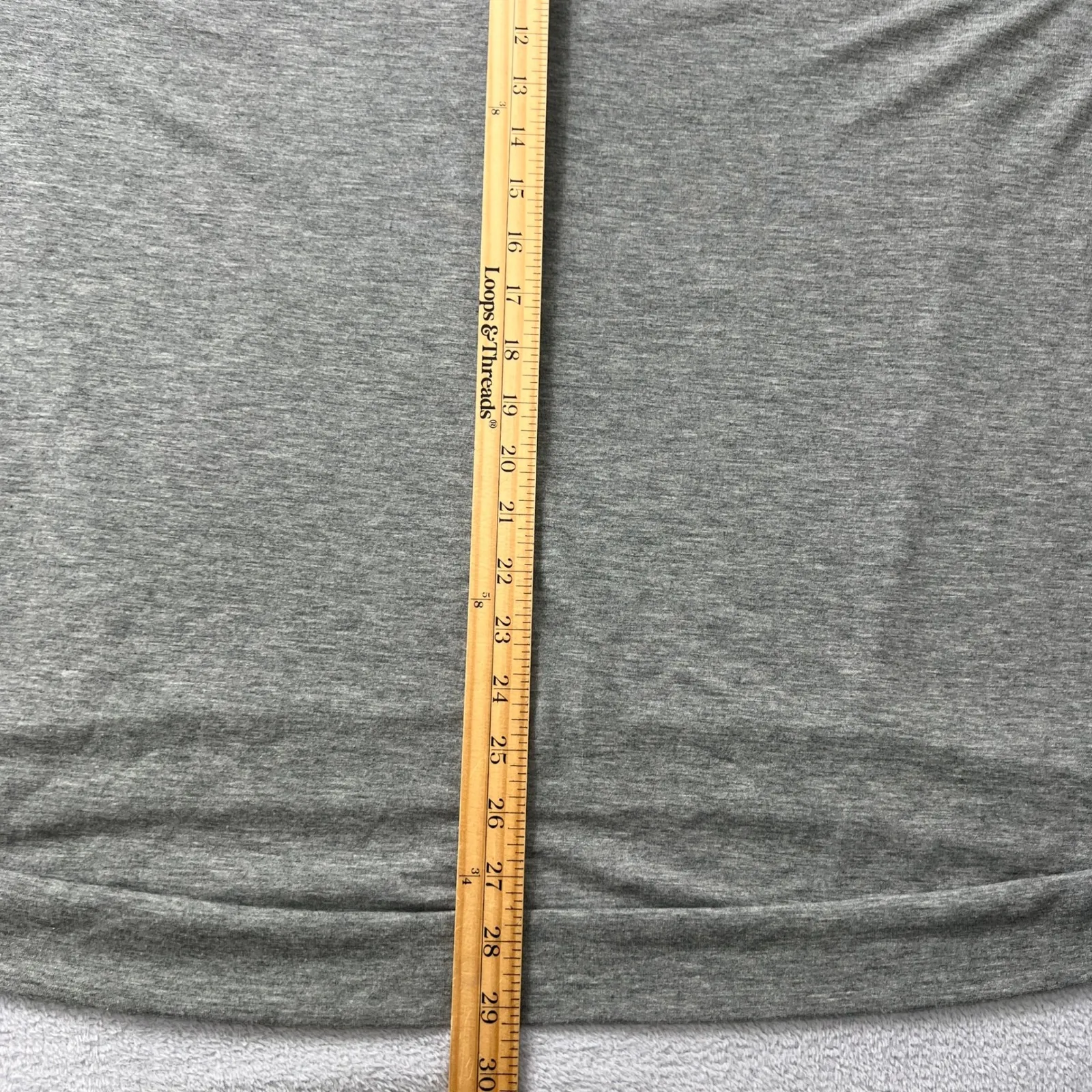 LIVI Active 18/20 Gray Mesh Short Sleeve Hoodie Plus Size Athleisure Lightweight - Image 6