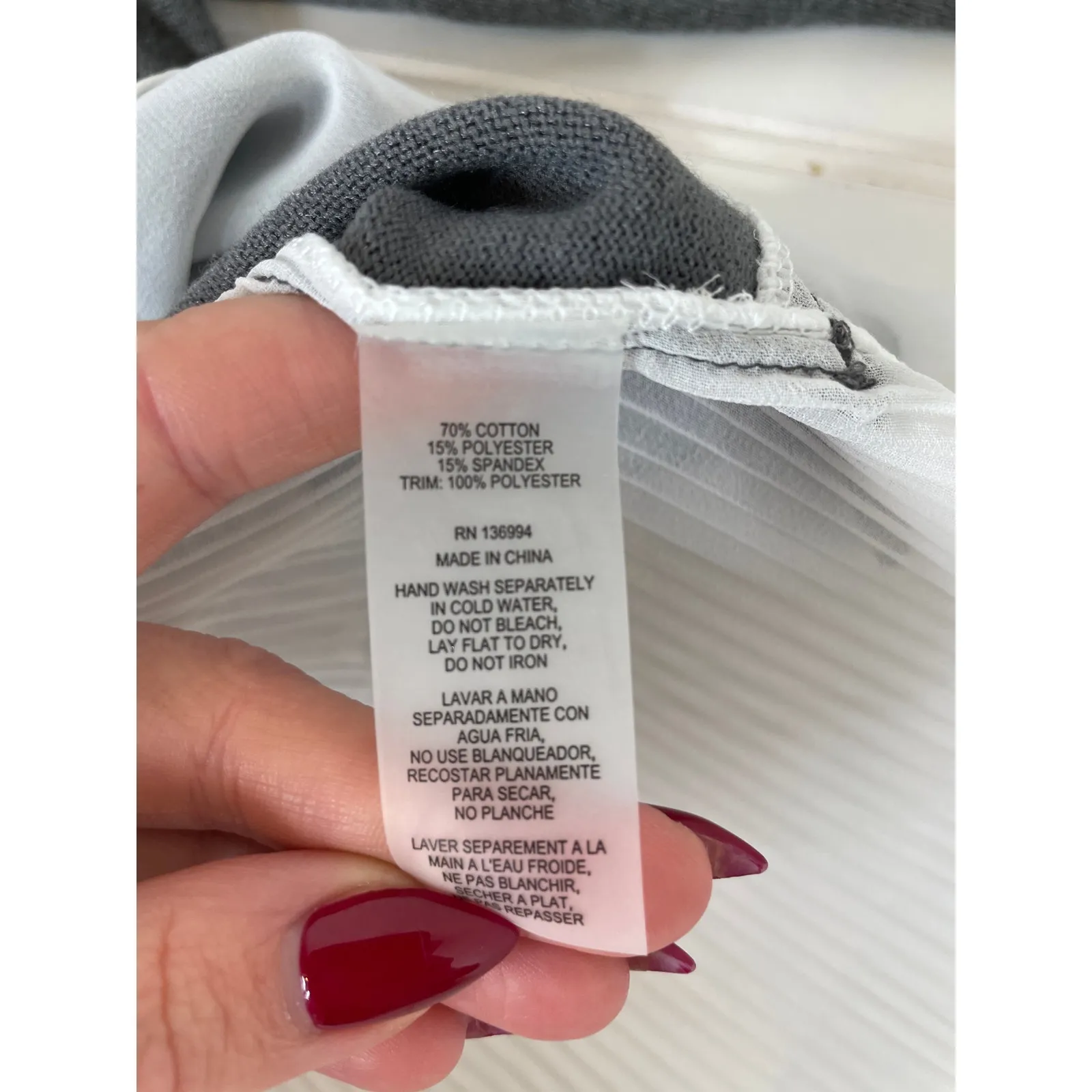 NWT Vila Milano Gray Layered Sweater Top Career Classic Pullover Womens Size S - Image 6