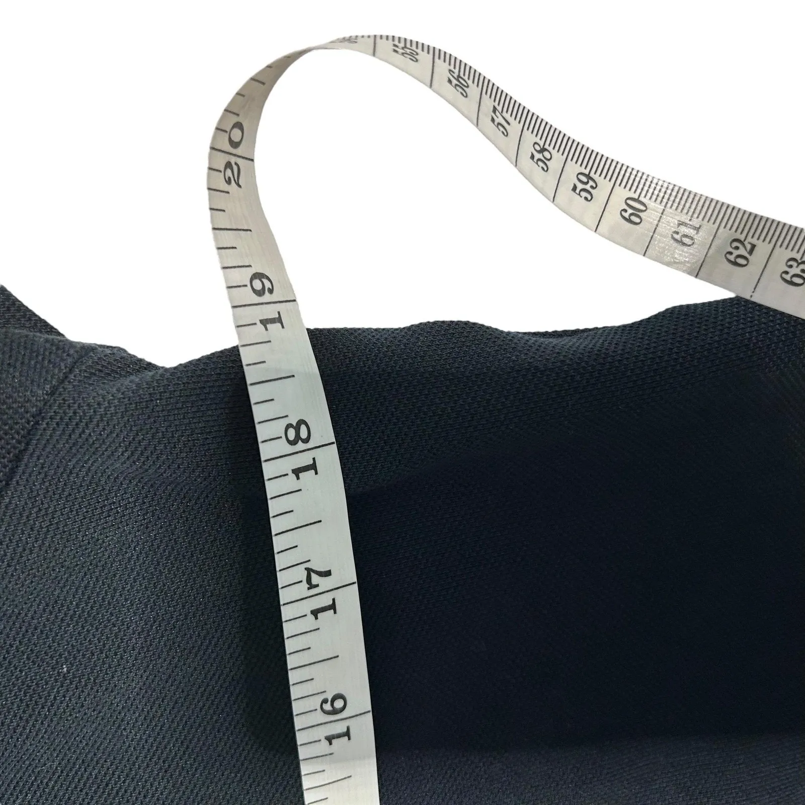 Nike Polo Shirt Womens Medium Black Cropped Embroidered Swoosh Stripe Sleeve - Image 4