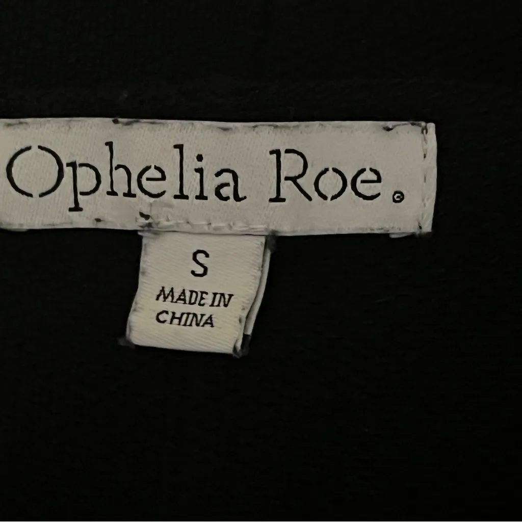 Anthro Women's Black Open Front Cardigan Sweater - Image 6