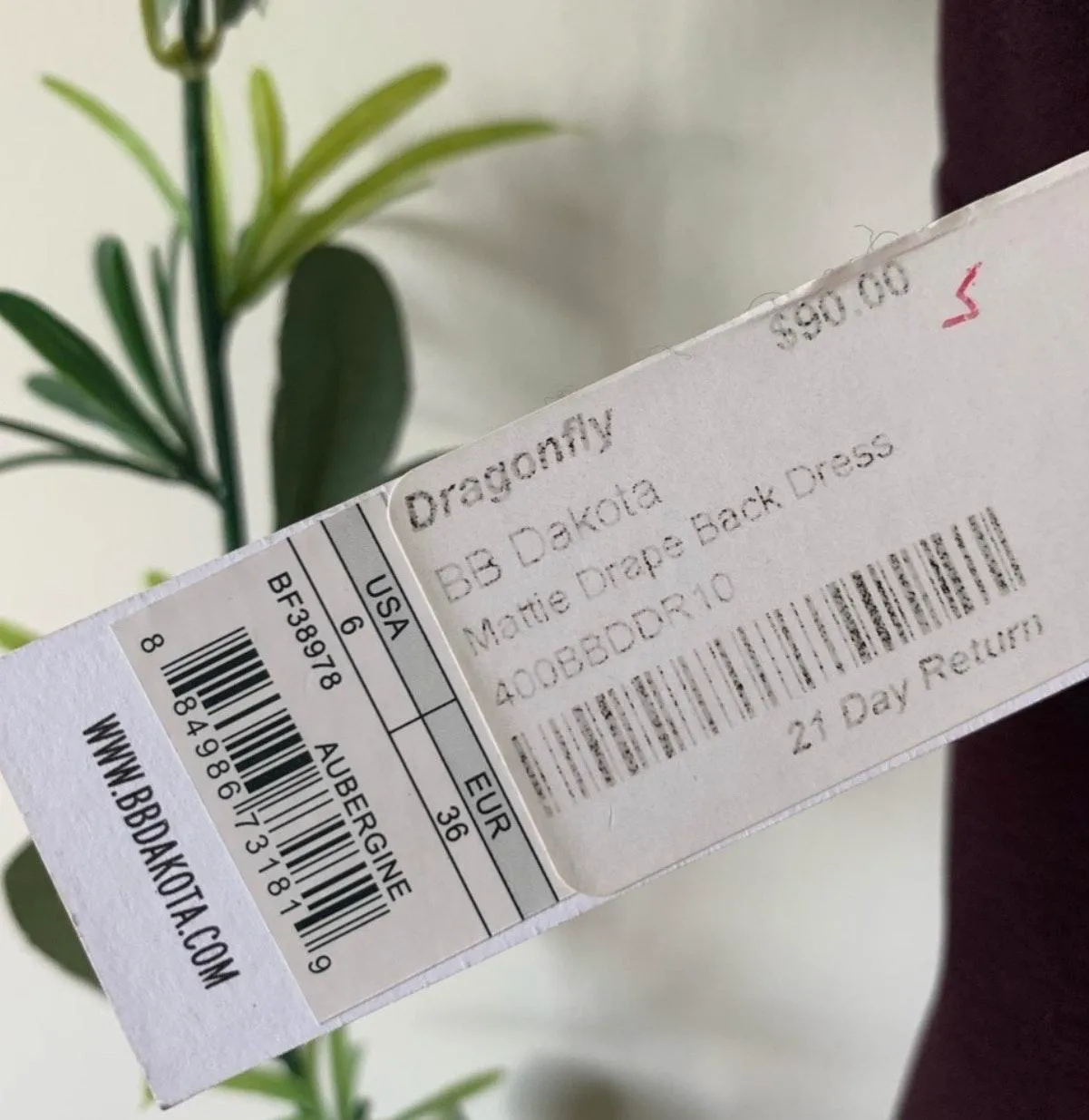 BB Dakota Mattie Drape Back Dress - Image 10