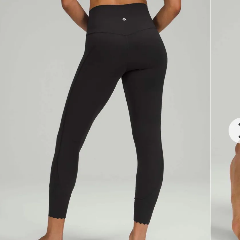 Lululemon Align Scalloped Hem High-Rise Pant 25" Black - Image 8
