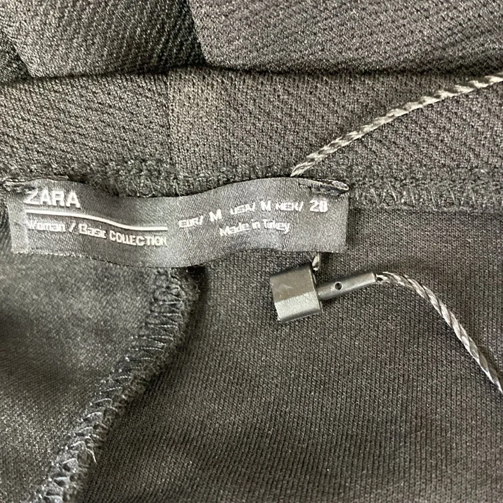 Zara Black Wide Leg Cutout Top Sleeveless Jumpsuit Pantsuit M - Image 6