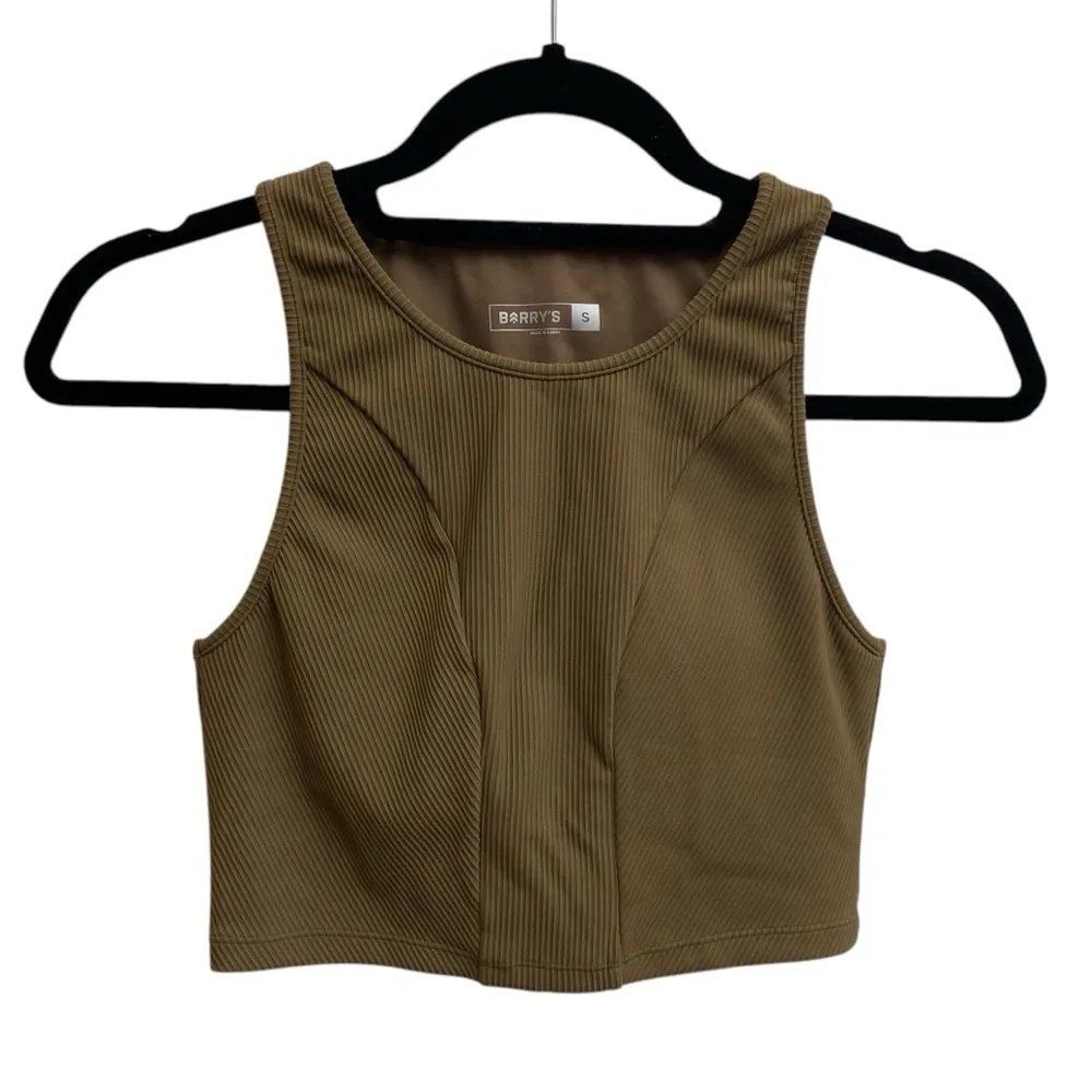 Barry’s Longline Rib Bra In Mocha - Image 4