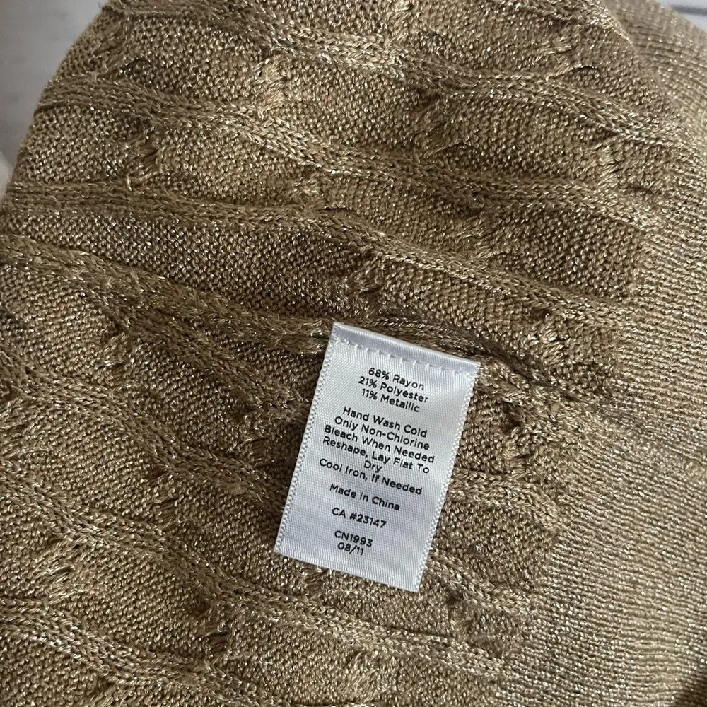 Talbots metallic sweater - Image 6