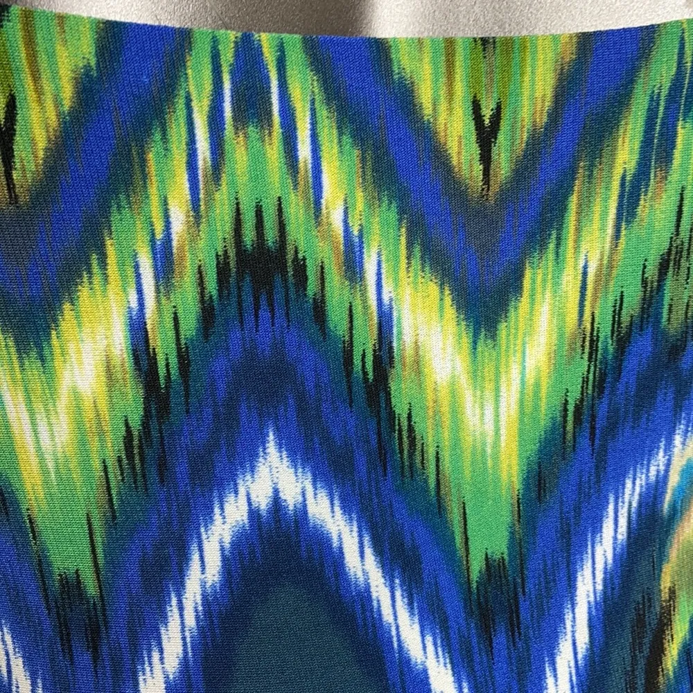 Woman’s Blue Bohemian Maxi Dress Size 10 - Image 3