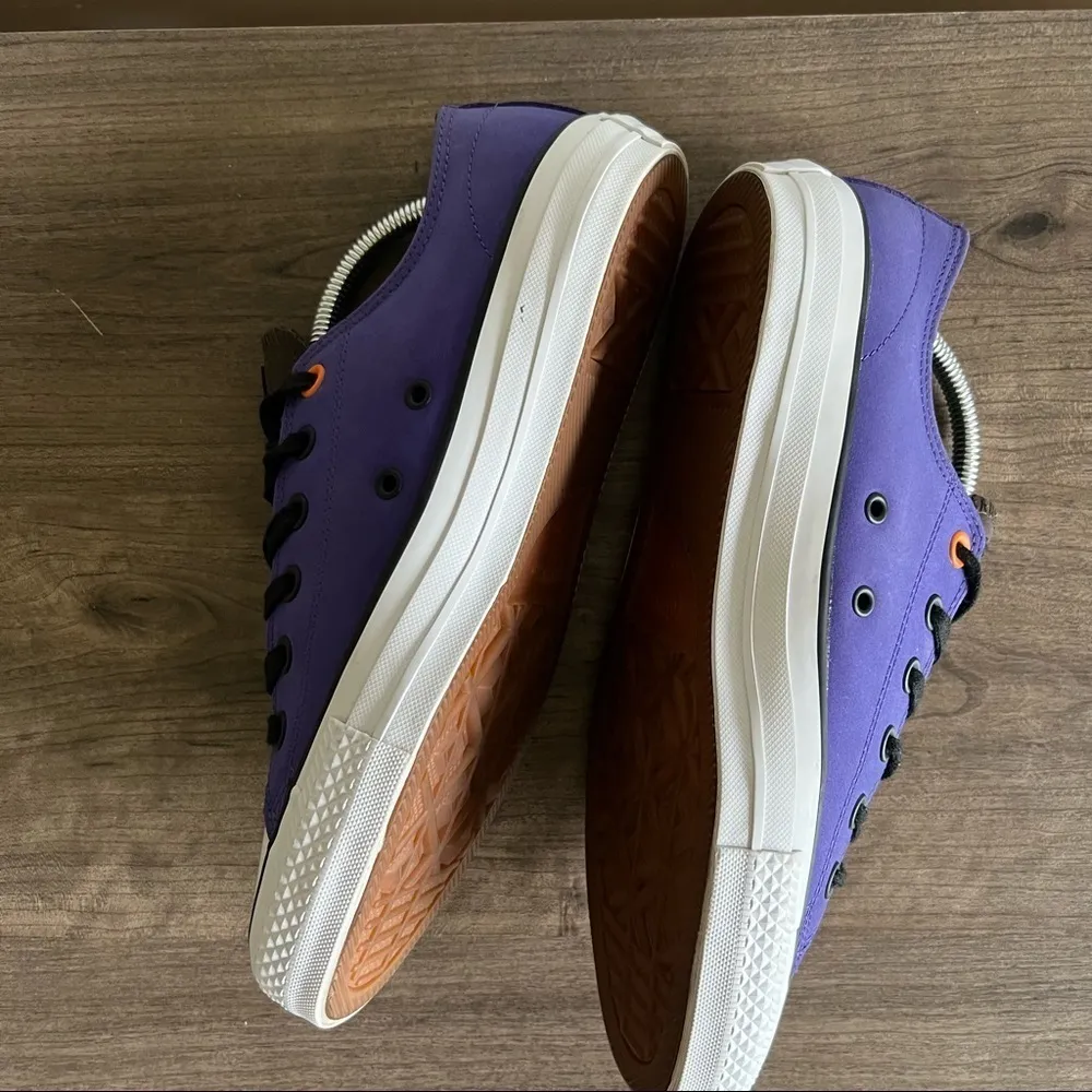 Converse All Star Low Top Purple Lunarlon Unisex Suede Shoe Size 8 or 10 #456 - Image 5