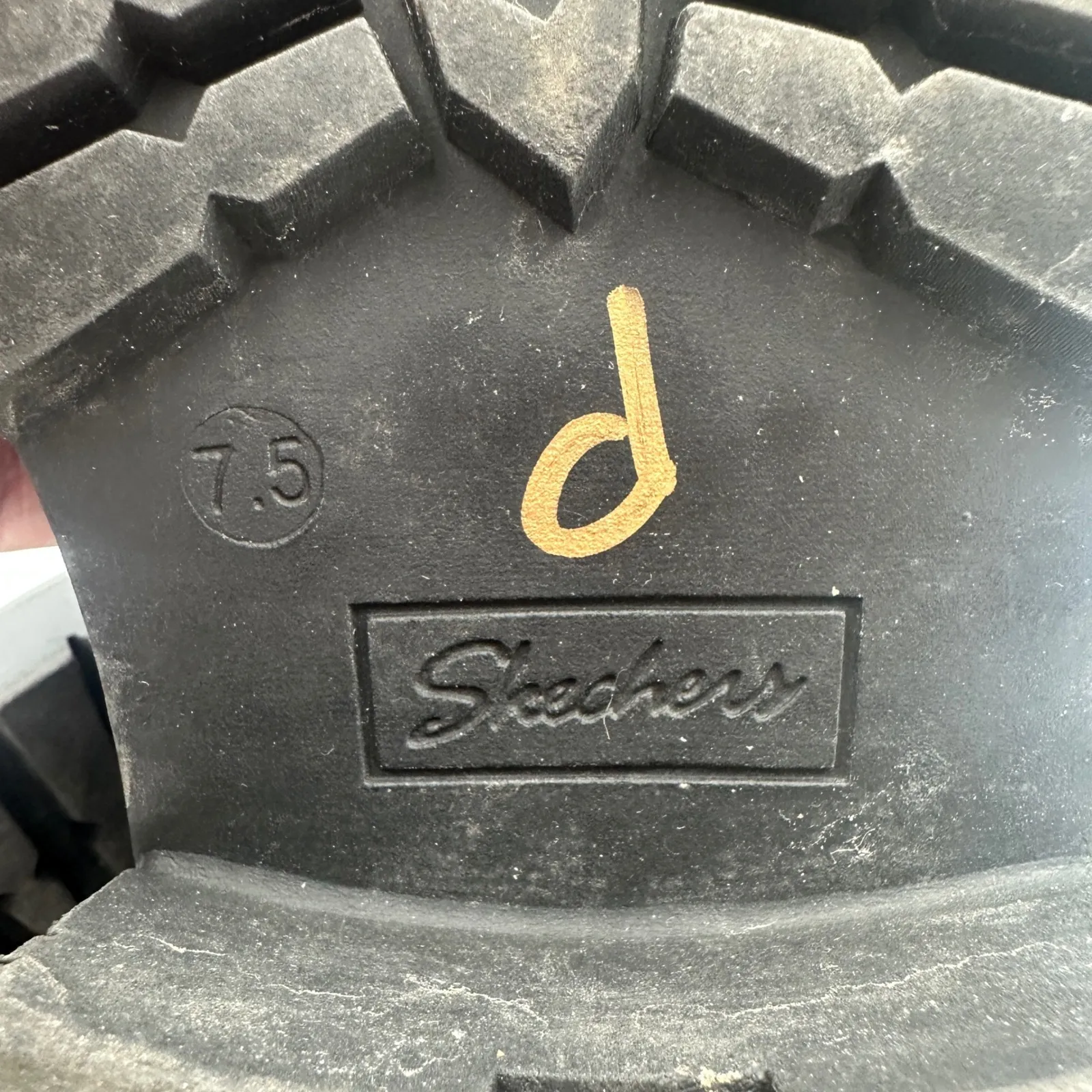 Skechers Platform Ankle Boots Black Yellow Lace Up Combat ChunkyWomen 7.5 Grunge - Image 11