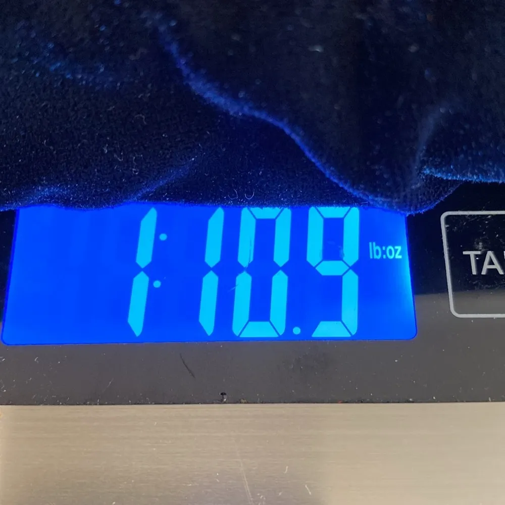 Coldwater Creek Womans Navy Velvet Oriental Style 2 Piece Suit Size Medium - Image 11