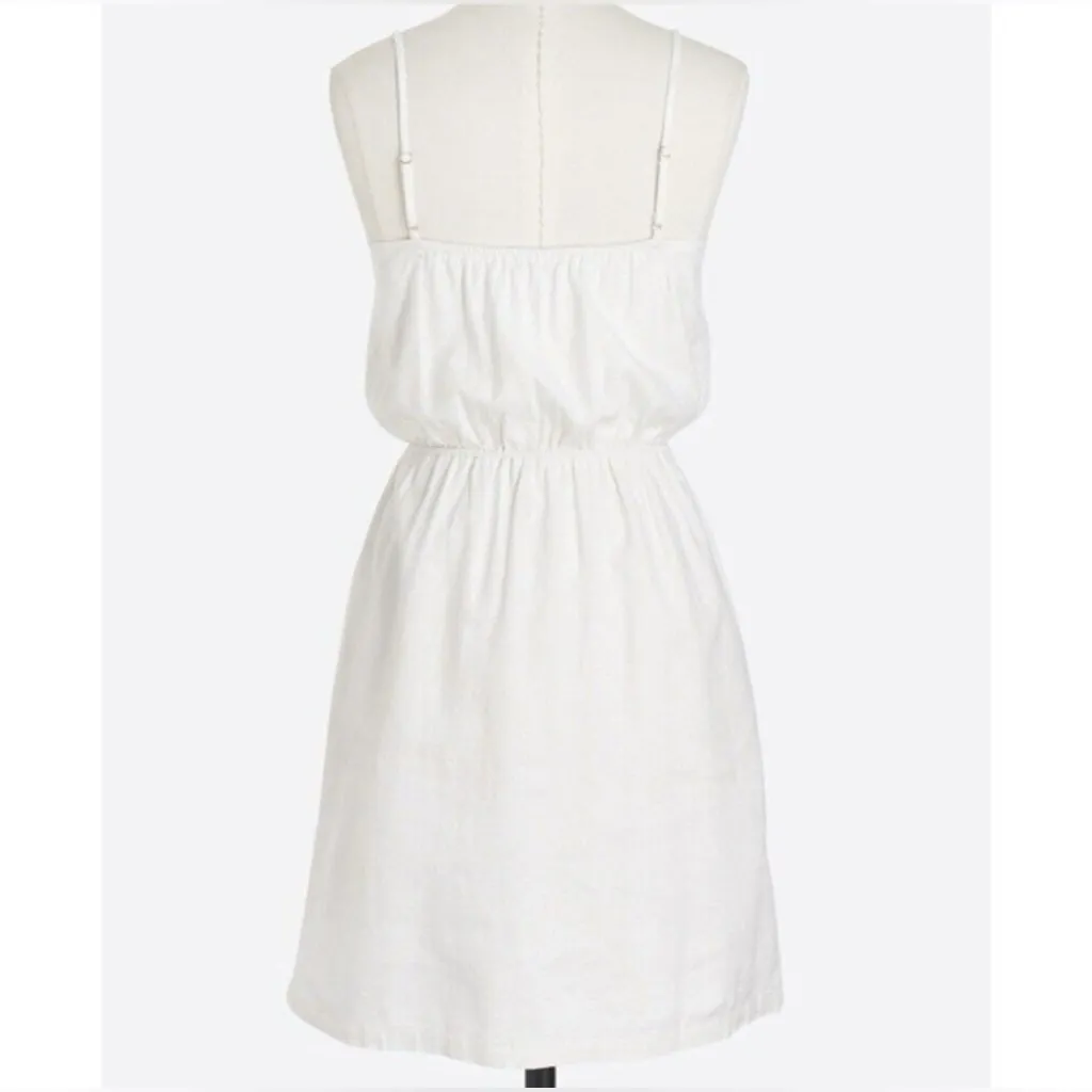 J.Crew Linen cami dress Knee Length Women Size XL, summer vacation brunch - Image 2