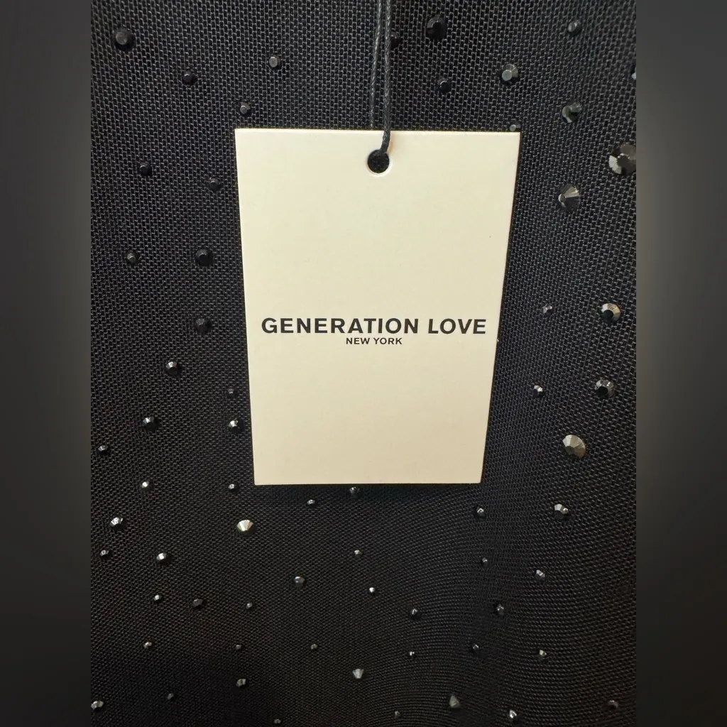 Generation Love  NWT Peri Crystal Dress Black Size S‎ - Image 7
