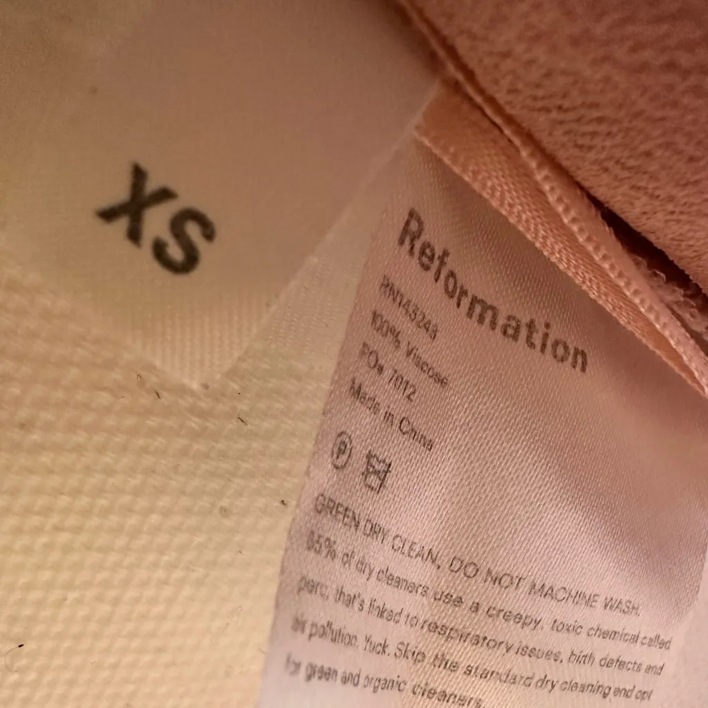 Reformation Blush Pink Winslow maxi dress - Image 9