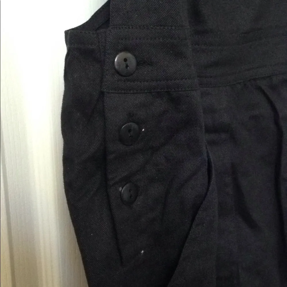 FINAL MARKDOWN Women's Raiment Fashions Black Overalls, Small - Image 5