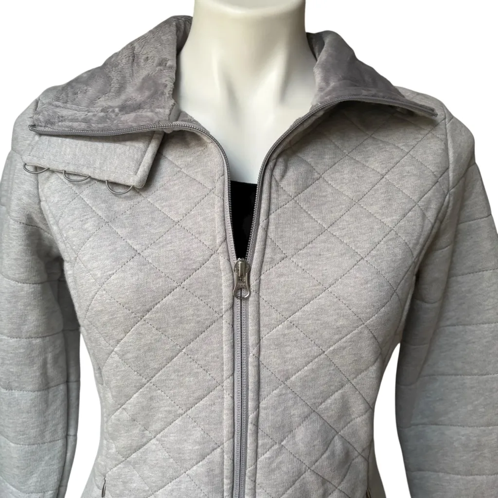 The North Face Caroluna Quilted Fleece Lined Full Zip Jacket, Sz S - Image 12