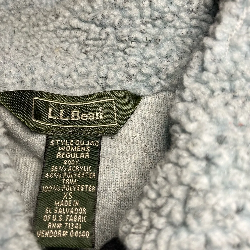 Ll Bean Sherpa fleece cardigan - Image 2