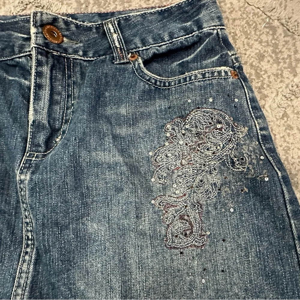 American Eagle Y2K Denim Mini Skirt 0 - Image 4