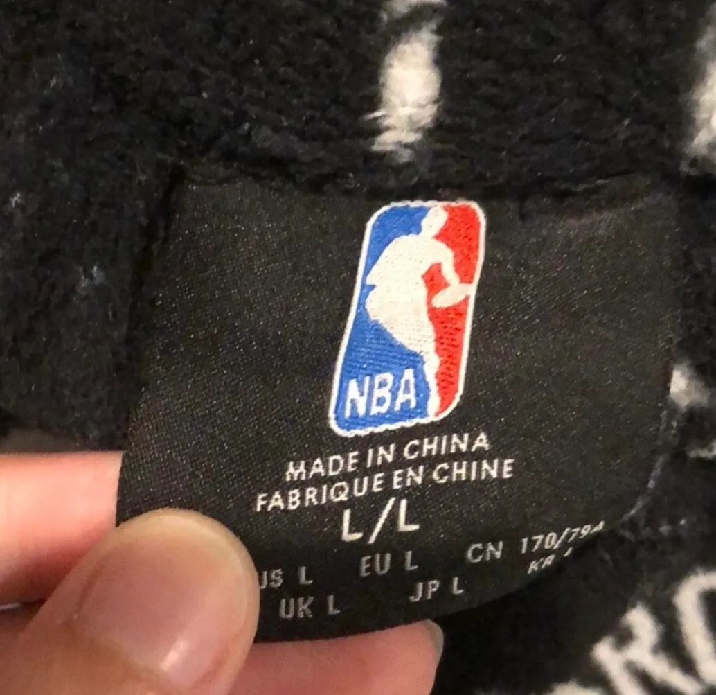 Brooklyn Nets Fleece Pajama Bottoms - Image 3