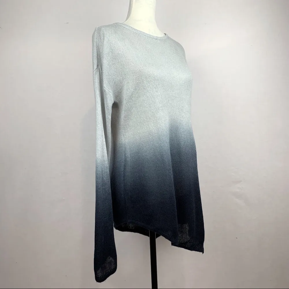 Two by Vince Camuto Blue Ombre Knit Sweater Size S - Image 6