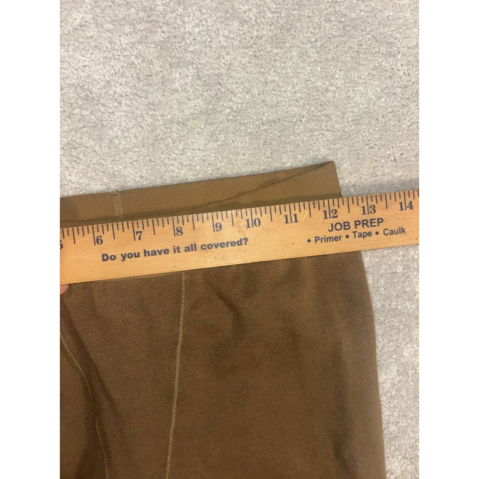 Skims Women's Boyfriend Style Cotton Rib Boxer Shorts Army‎ Green Small - Image 7