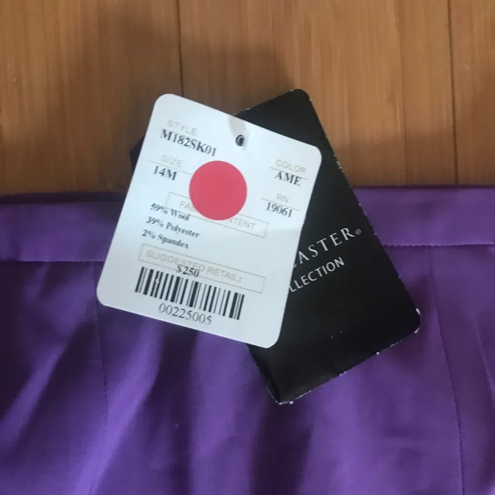 Pencil Skirt Purple 14 - Image 3