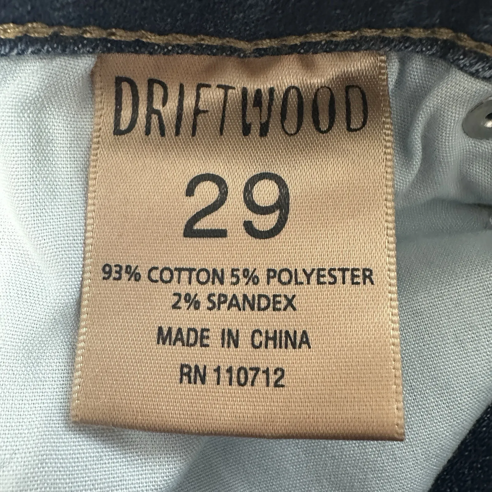 Driftwood Colette Embroidered Southwest Raw Hem Jeans Womens 29 Cropped Boho - Image 7