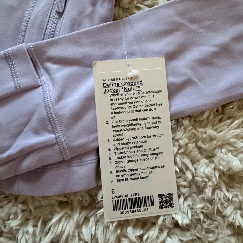 Lavender Frost Define Cropped Jacket Nulu - Image 5