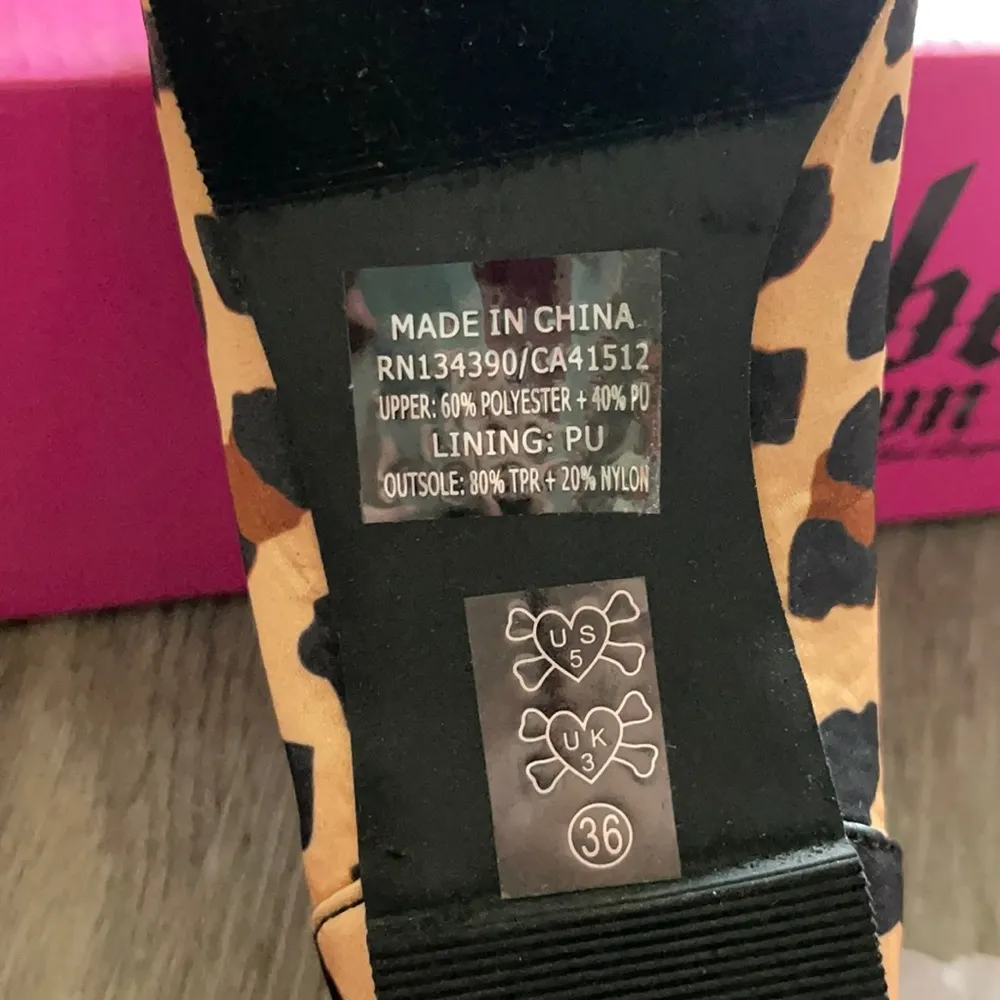 Rebel Yell Punk Flattie by Abby Dawn/Avril Lavigne Size 5 Tan - Image 9