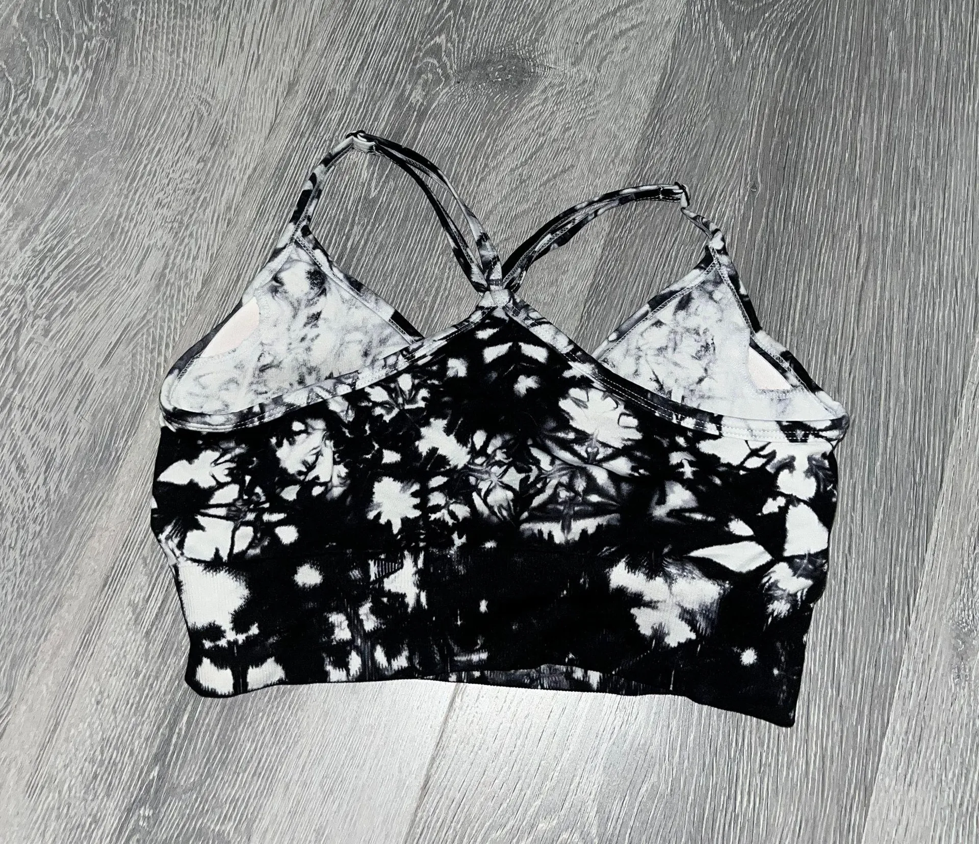 Morera Black and White Sports Bra Size M - Image 2