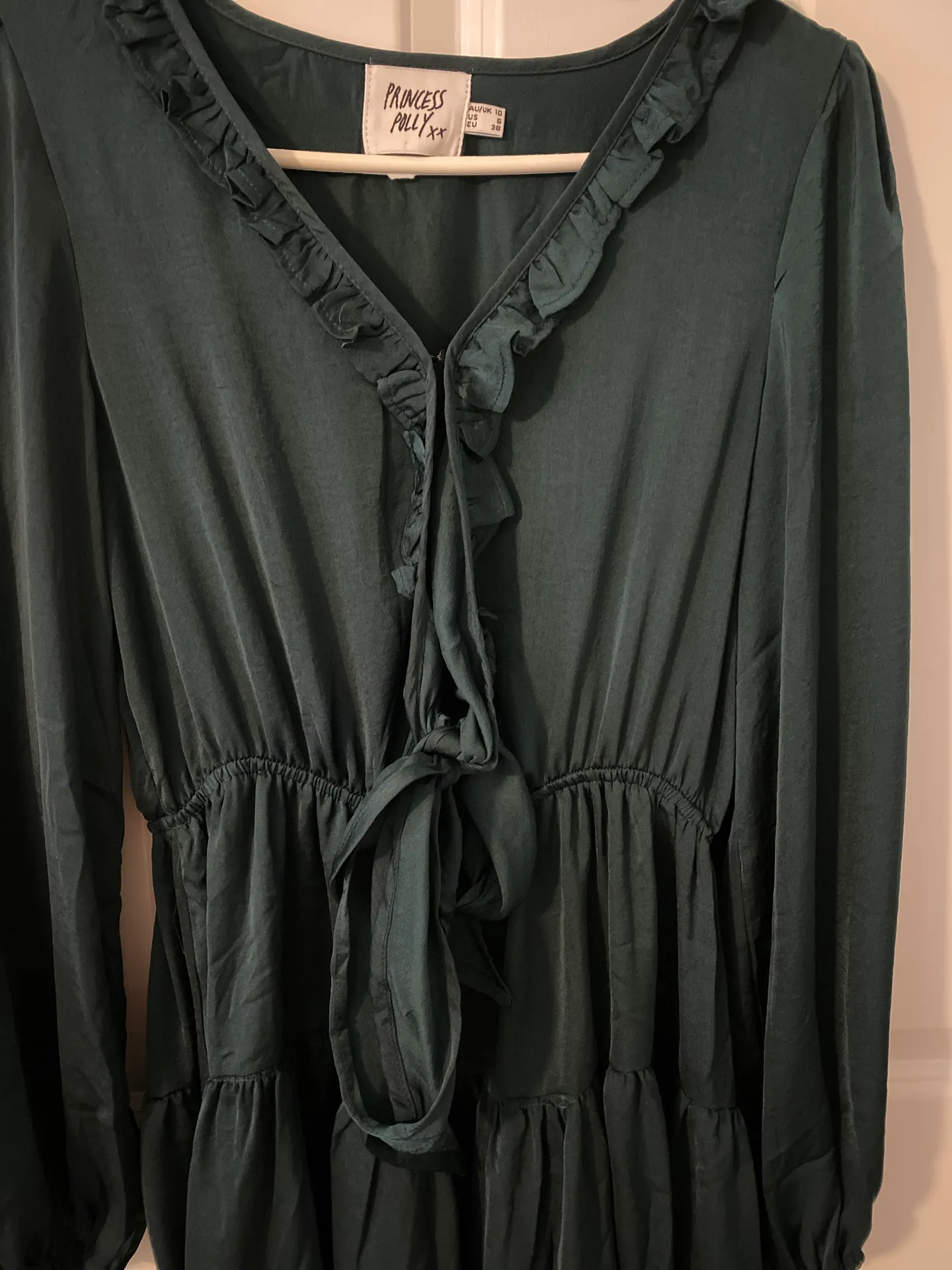 Princess Polly teal mini dress - Image 6