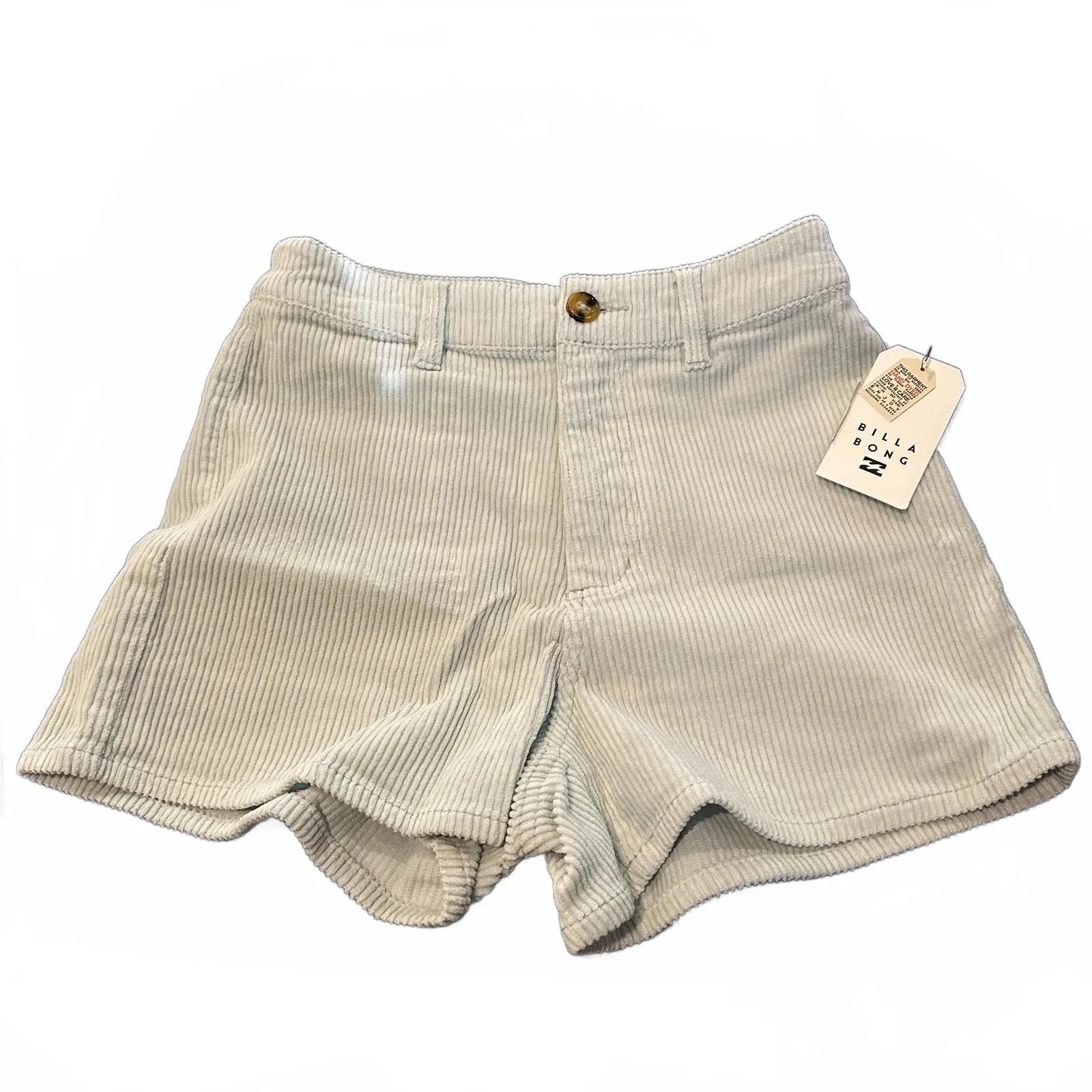 Billabong Free Fall Cotton Corduroy Shorts Baby Blue Mint NWT Size 25 - Image 7