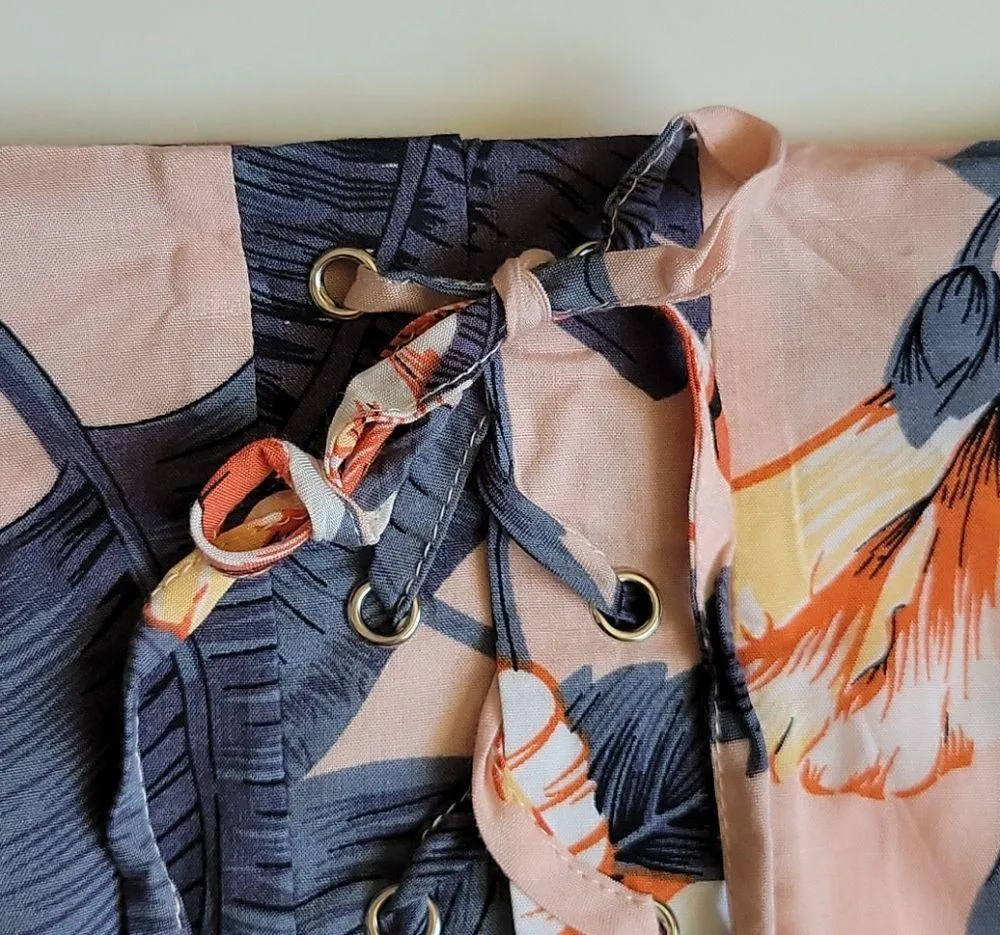 tropical mini skirt size medium - Image 2