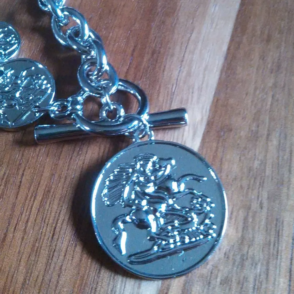 Rider on Horse Coin Necklace - Image 6