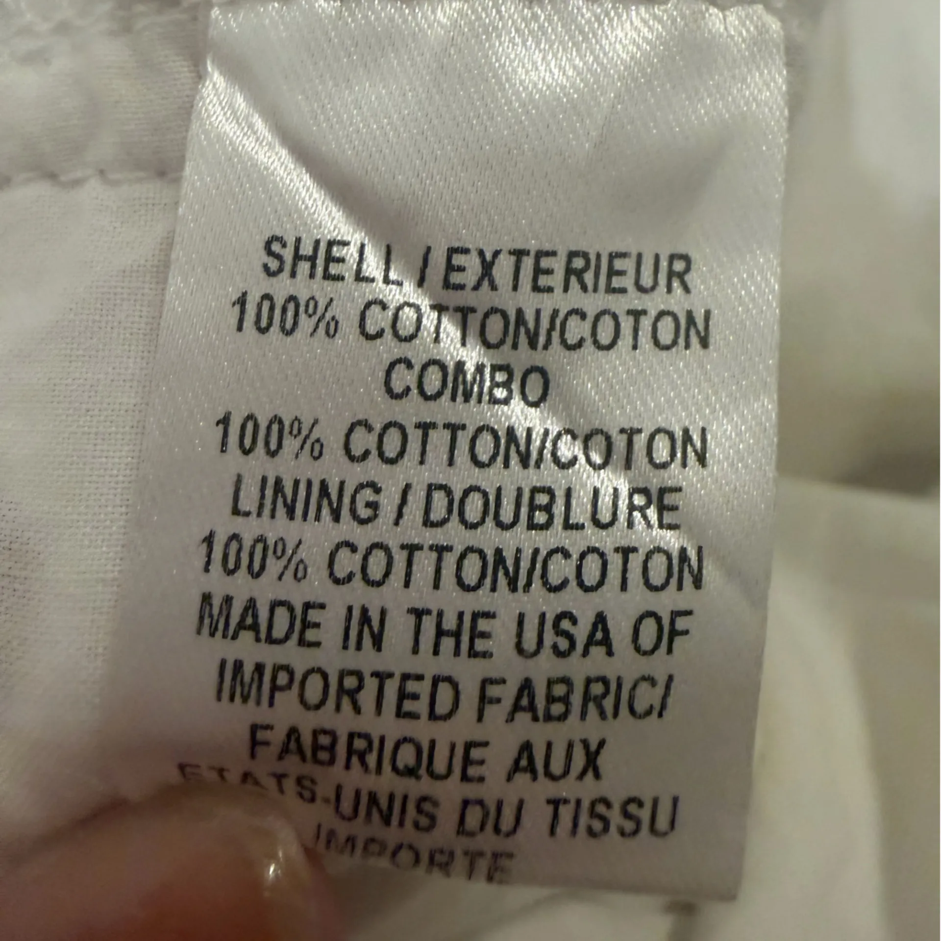 Milly New York Sleeveless White Eyelet Cotton Shift Mini Dress size 4 - Image 5