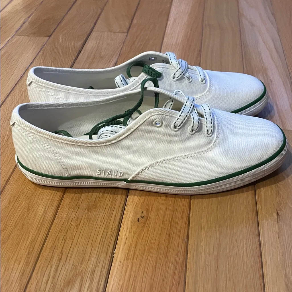Staud x Keds White Sneakers - Image 2