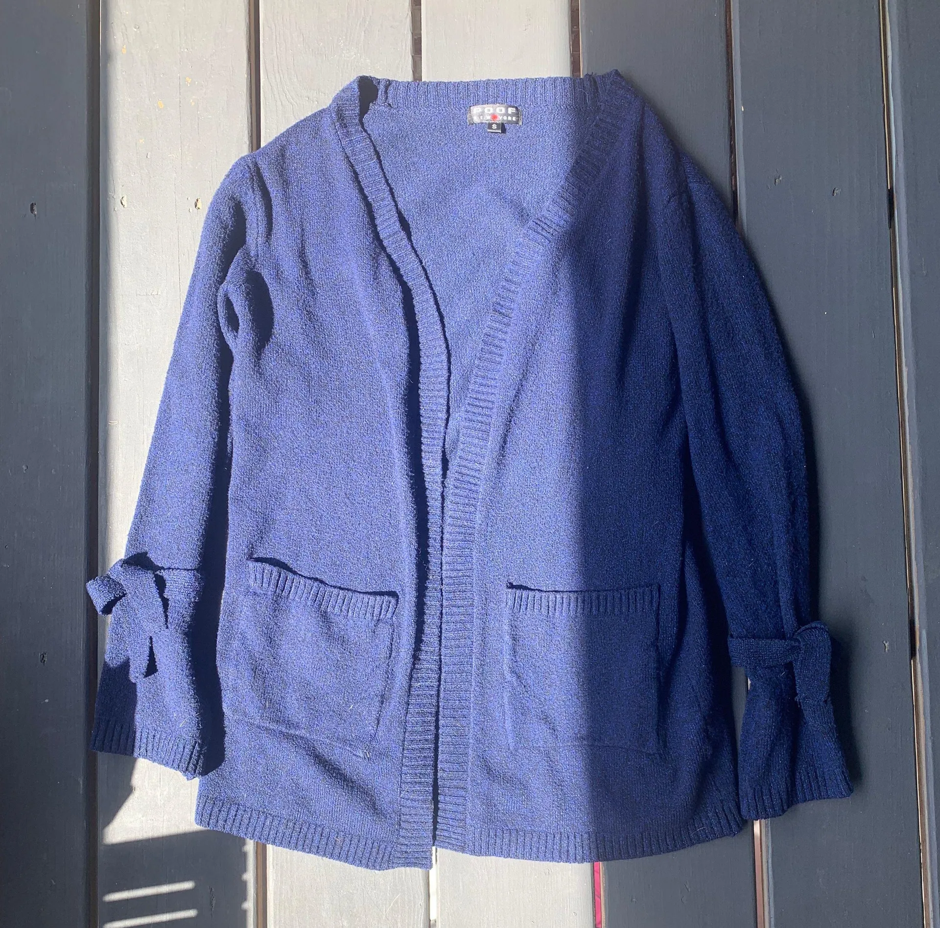 Poof Tie Sleeve Cardigan - Image 4