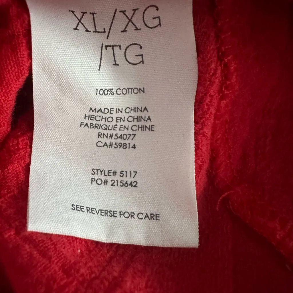 CAbi Red Short Sleeve Swim Coverup - Image 2